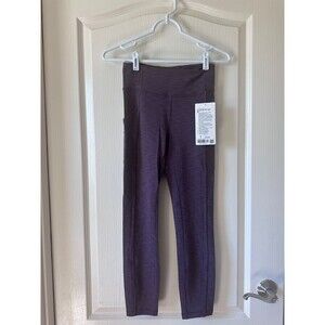 NWT Lululemon Invigorate HR Tight 25" Heathered Black Cherry Size 4
